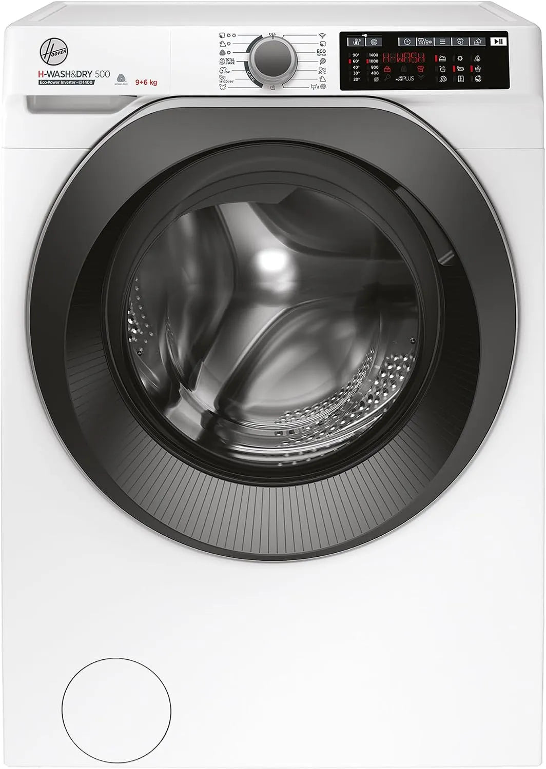 Hoover 496AMBS, Pračky se sušičkou, H-WASH 500 HDQ Wash Sušička / 9 kg Wash / 6 kg Suchá / 1400 ot. / min. /, Bílá, 9 kg, 6 kg