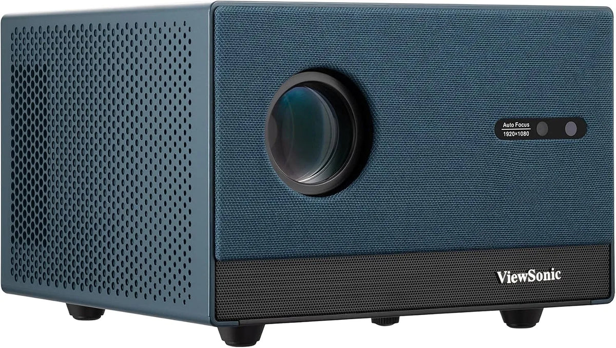 ViewSonic LX60HD 1080p, Projektory, Beamer Full HD s Google TV, Mini Beamer pro domácí kino, 630 ANSI Lumen, Černá, Full HD, 140 '