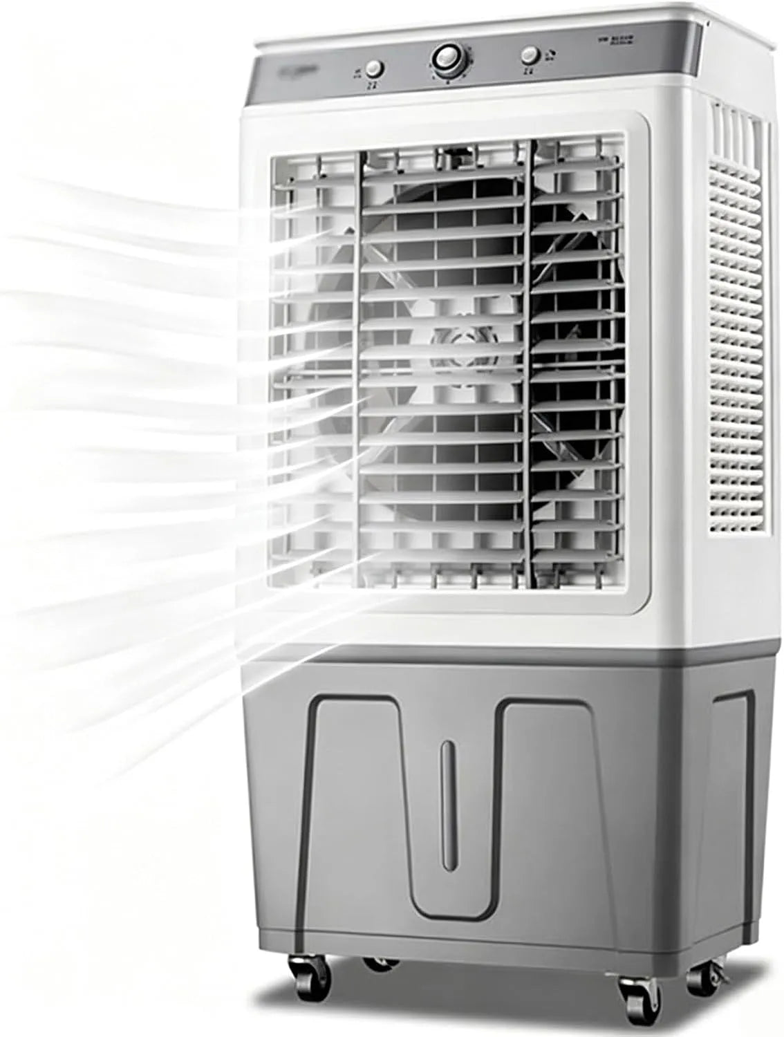 LLNWDNB, Odpařovací chladiče, Evakuační chladič vzduchu Mobilní klimatizace bez výfukové hadice 40L 3, Bílá, 40L, 2 l, 35L, 42 × 31 × 81 cm