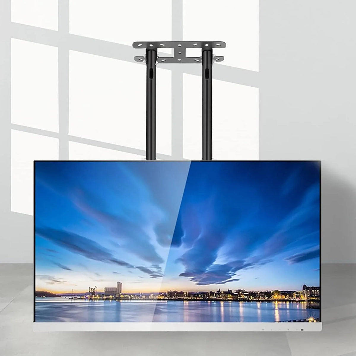 Generic, Nástěnné a stropní držáky, Univerzální stropní montáž TV pro 60- 100 palců TV, sklopný a otočný, Černá, 1150 x 600 mm, 100 kg, 3 cm
