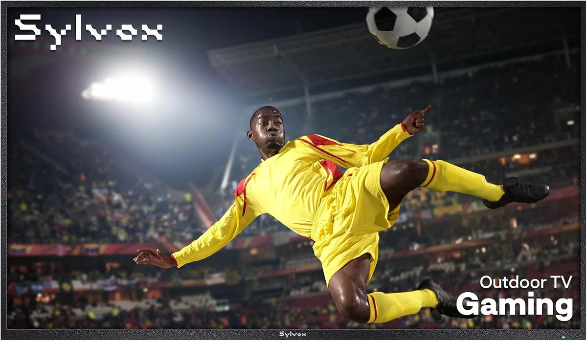 SYLVOX, Televizory, 65 ′ 'venkovní TV, 120Hz, Černá, 4K, 12w, 55 v