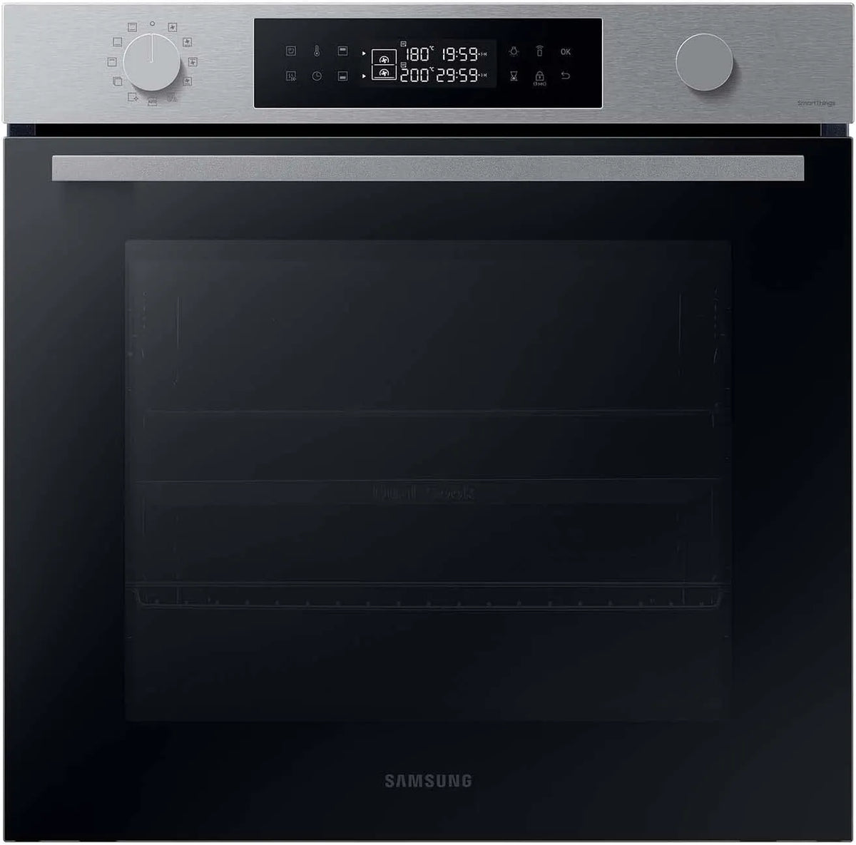 Samsung NV7B41307AS/U1 NV7B41307AS, Trouby, / U1 built-in trouba, 76 l, Pyrolytické self-čištění, SmartThings Vaření, XXL, Černá / stříbrná
