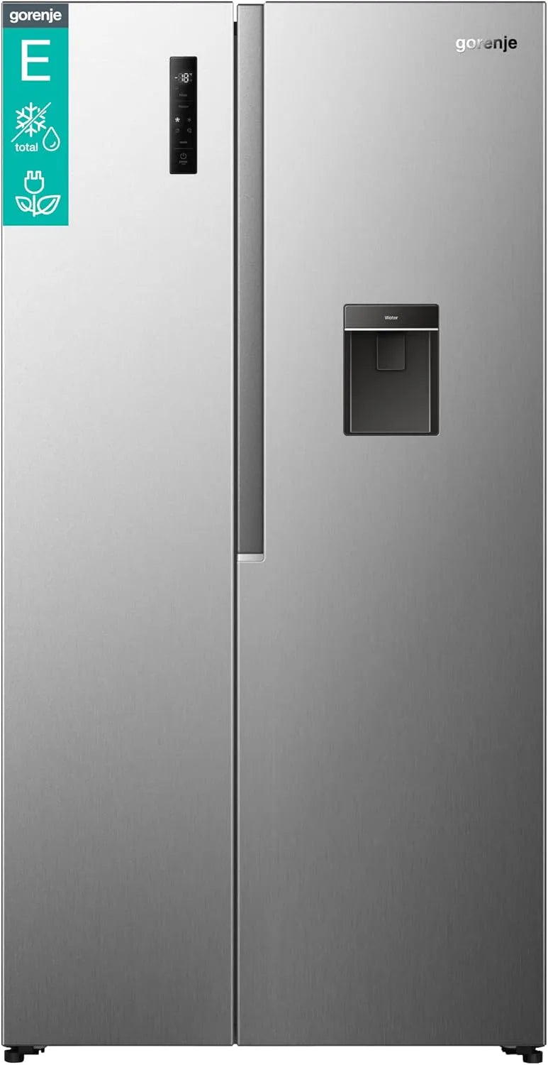 Gorenje NRS917E41XWD, Kombinované chladničky s mrazákem, 39dB/ 541L/ Lednička / Mrazicí box / 541L / 39dB / EEK: E / NoFrost Plus /, Šedá, 39dB