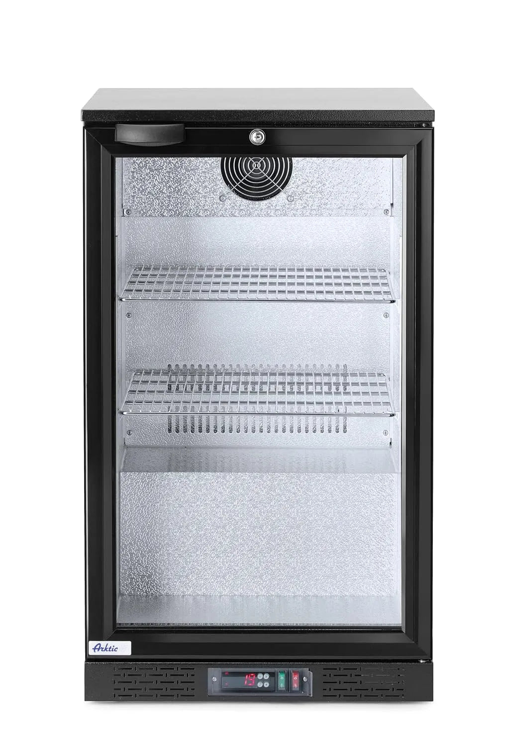 HENDI 230V/120W 500x530x, Barové chladničky, chladnička na nápoje, jednodveřové, s 2 nastavitelnými policemi, rozsah teploty, Bílá, 230V, 120W