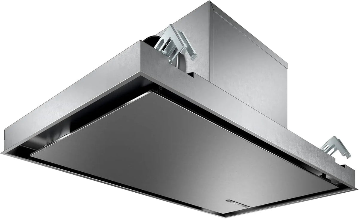 Bosch DRC97AQ50, Integrované odsávací odsávače, Series 6 Smart stropní ventilace, 90 cm široký, recirkulace vzduchu a výfukové, Černá, 90 cm