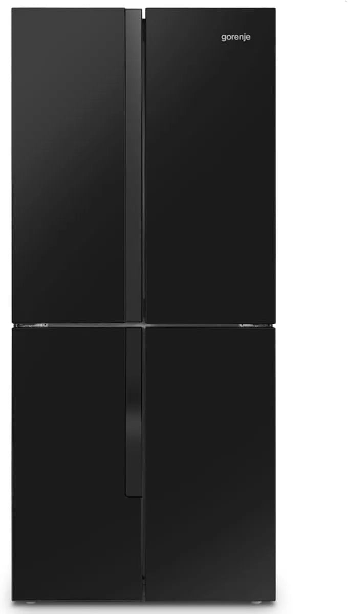 Gorenje NRM818EMB, Kombinované chladničky s mrazákem, Francouzská dvířka chladič-Mrazicí kombinace černá, 181, 6 cm, 427 l