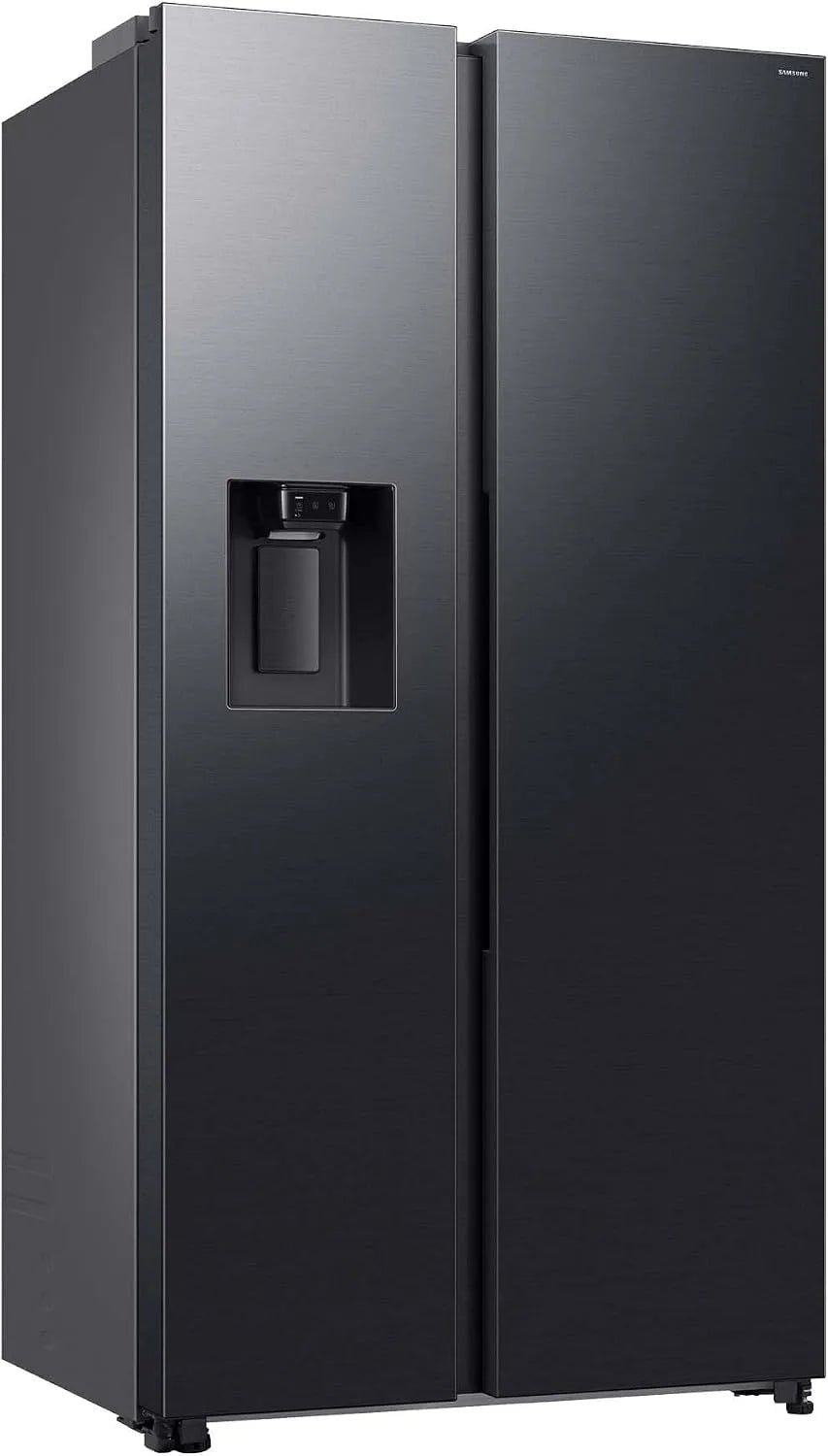 Samsung RS70F67KCFEF, Kombinované chladničky s mrazákem, boční lednice / mrazák, AI lednička s mrazákem, 178 cm, 634 l, zásobník ledu /, Černá