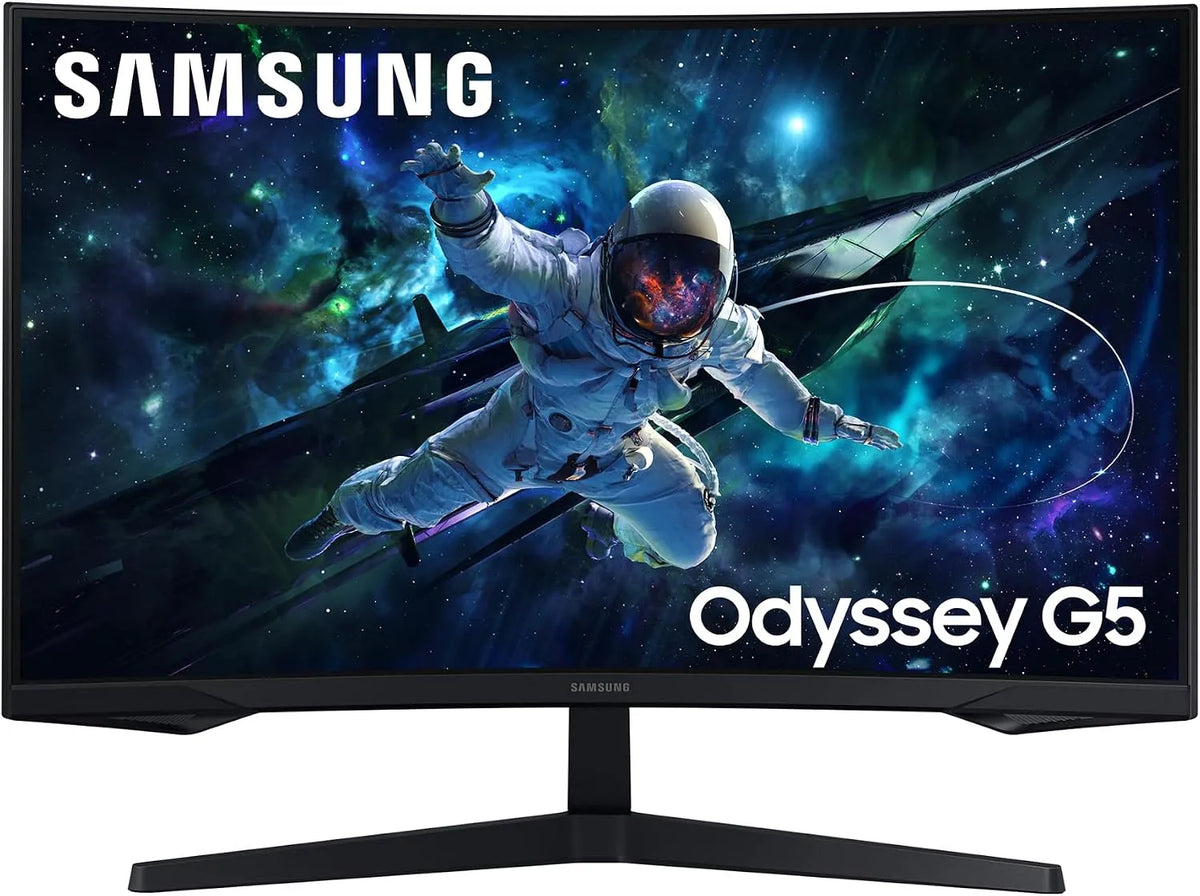 Samsung G55C, Monitory, Odyssey 81.3 cm (32) zakřivený monitor QHD hry, 165 Hz, Černá, 81.3 cm, 2560 × 1440, 32 '