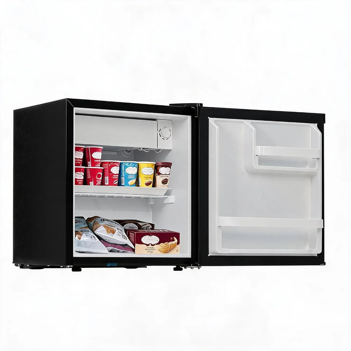 GarveeMore, Minichladničky, 45L Mini lednice, 40 DB Tichý, energetická účinnost třída e, Bílá, 45L, 40 DB, 0, 5 kW, 92 L