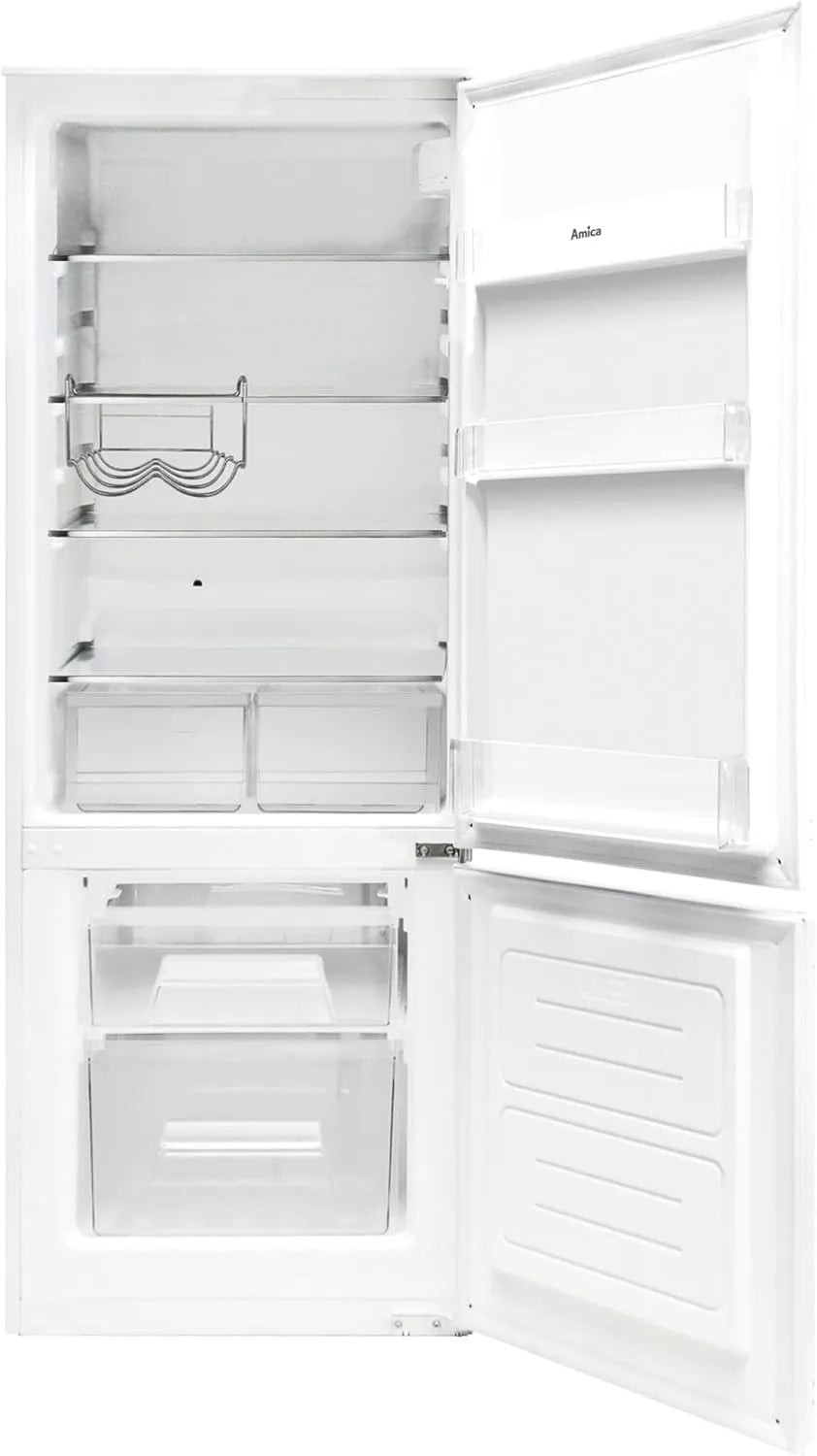 Amica, Kombinované chladničky s mrazákem, built- in lednice- mrazák 212 L 144 x 54 x 54 cm EKGC 16156-1, Bílá, 212 L, 144 x 54 x 54 cm, 145 cm