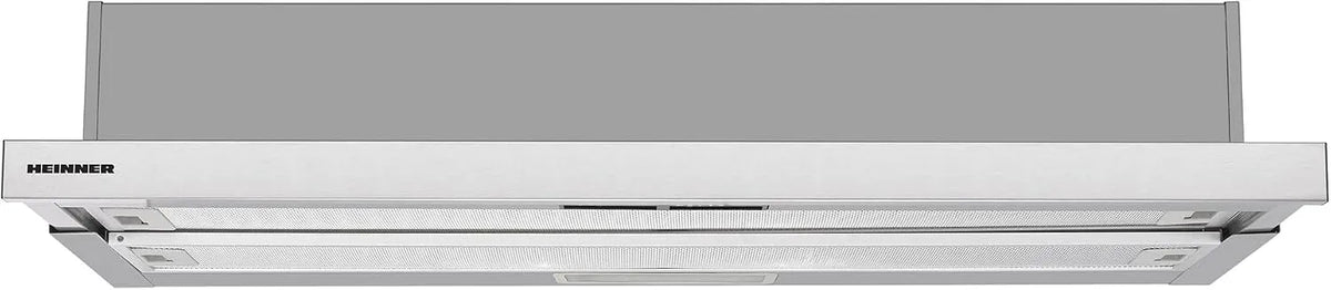 HEINNER HTCH-490IX, Výsuvné digestoře, instalační sporák, Černá, 90 cm, 5 L