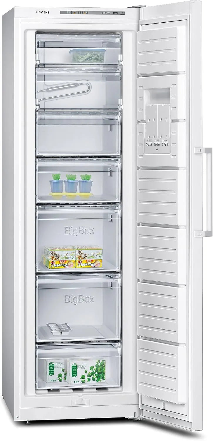 Siemens GS36VVW30, Mrazničky, Mrazicí box / A + + / Mrazicí: 237 L / bílý / superMrazicí box / ecoPlus, Bílá, 36V, 237 L, 90 W, 212 kW