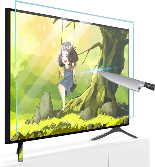 KELUNIS, Ochranné prvky obrazovky TV, Anti- modrá světelná ochrana displeje pro 75- 85 palcové televizní filtry s, Černá, 82inch, 1831x1049mm