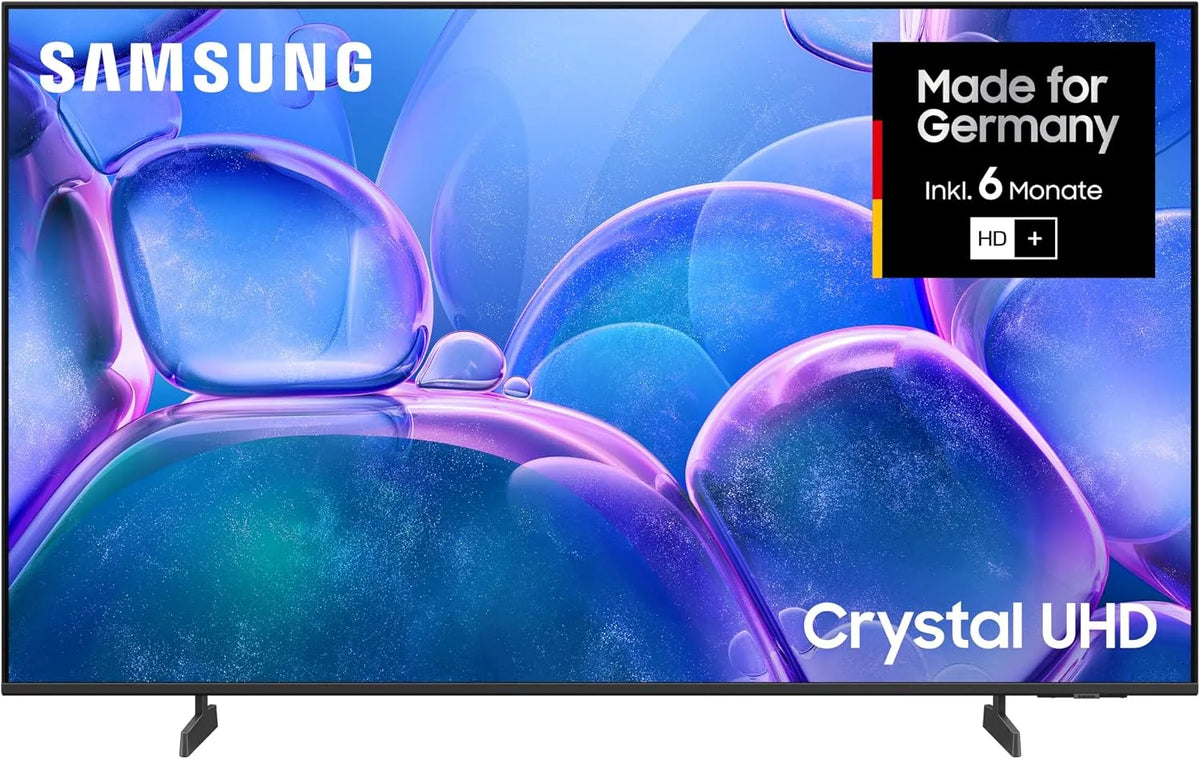 Samsung U7099F, Televizory, Crystal UHD 4K 43 palců (108 cm) LED, Optimalizováno pro fotbal a hraní, 4K, Černá, 108 cm, 900 v, 1 v
