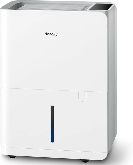 AEOCKY 25L/Tag, Odvlhčovače vzduchu, 25L / den odvlhčovač elektrické, sušička prádla, 2.7L vodní nádrž, Bílá, 25L, 2.7L, 20 L, 7 mm