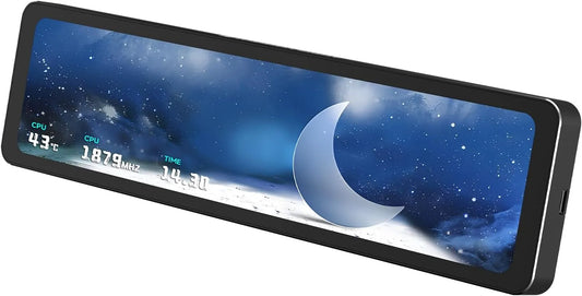THERMALRLGHT, Monitory, Thermalright TR TV 11.3 LCD černá, Fullbarevný LCD magnetický displej, Černá, 11.3 L, 1920x400, 272x70x14mm