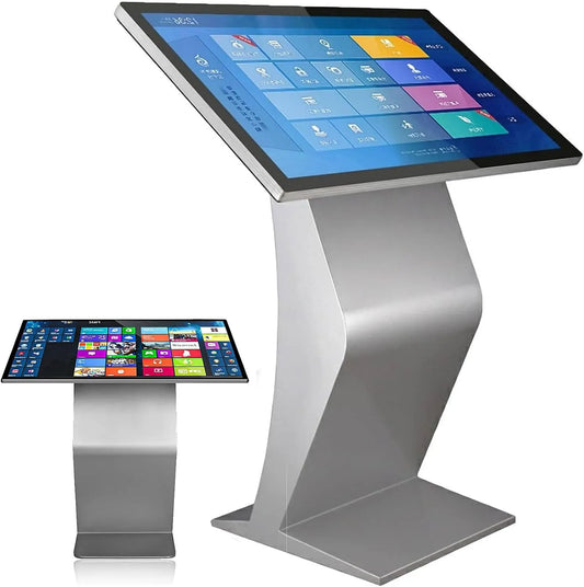 ZenSeFarin Silver-22Inch 1080p-Aufl, LCD dotykový panel, 22 / 32 'Digitální signage displej s Kapacitivními dotykovými obrazovkami, Stříbrná