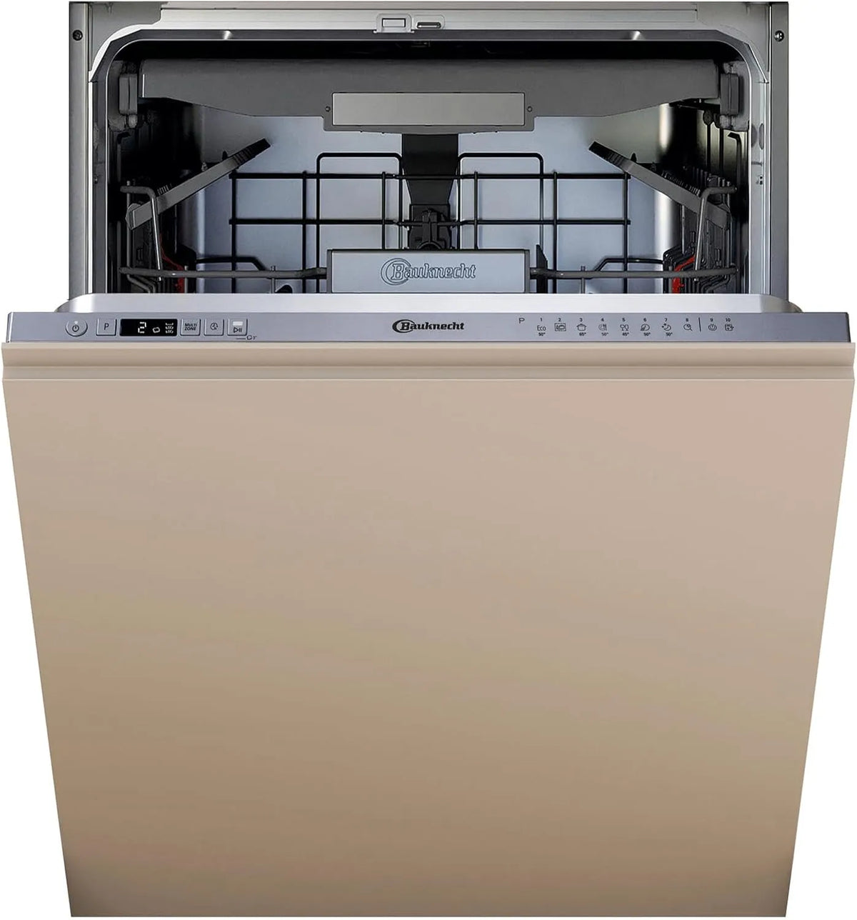 Bauknecht BKSV2, Myčky nádobí, 60 cm, IAN Plně integrovatelný myčka nádobí / 60 cm / ActiveDry - Automatický systém, Stříbrná, 41 dB