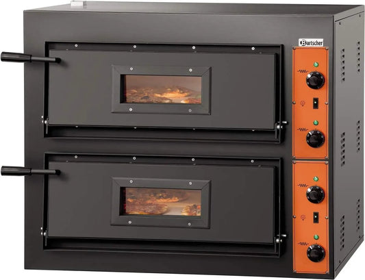 Bartscher, Trouby, Pizzaofen CT 200 Gastronomie dodávky, Černá, 200 G, 300 mm, 2 x 4, 890 x 860 x 760 mm