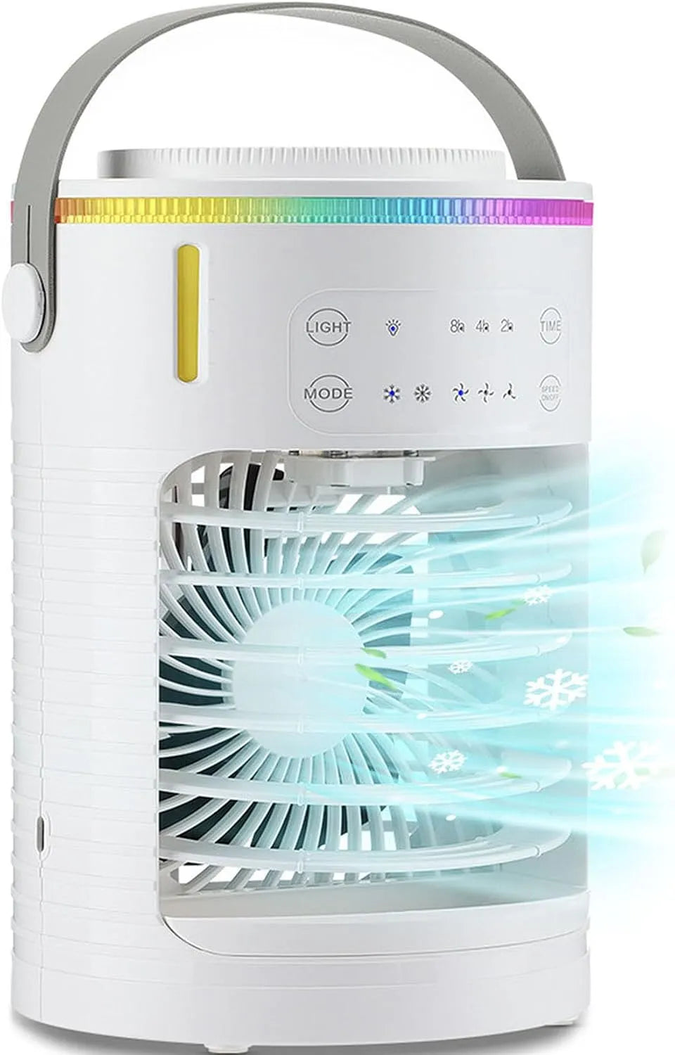 LLNWDNB 600Ml 2-4-8H, Mobilní klimatizace, Mobilní klimatizace bez výfukové hadice klimatizace Mobile S vodní nádrž 3, Bílá, 48 dB, 15 x 22