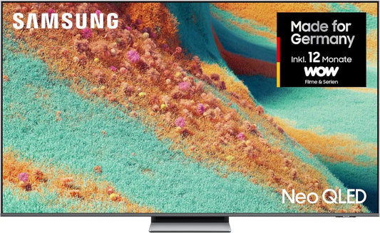 Samsung QN85F Gen2, Televizory, Neo QLED 4K 75 palců (189 cm) Mini LED TV, NQ4 AI procesor, Quantum Matrix Plus, Černá, QLED, 4K, 189 cm