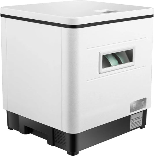 czyuRachel, Stolní myčky nádobí, Stolní myčka, Smart myčka nádobí, Stolní myčka pro 6 stropů, Ovládací zařízení, Bílá, 55 dB, 800W, 240V, 50 Hz