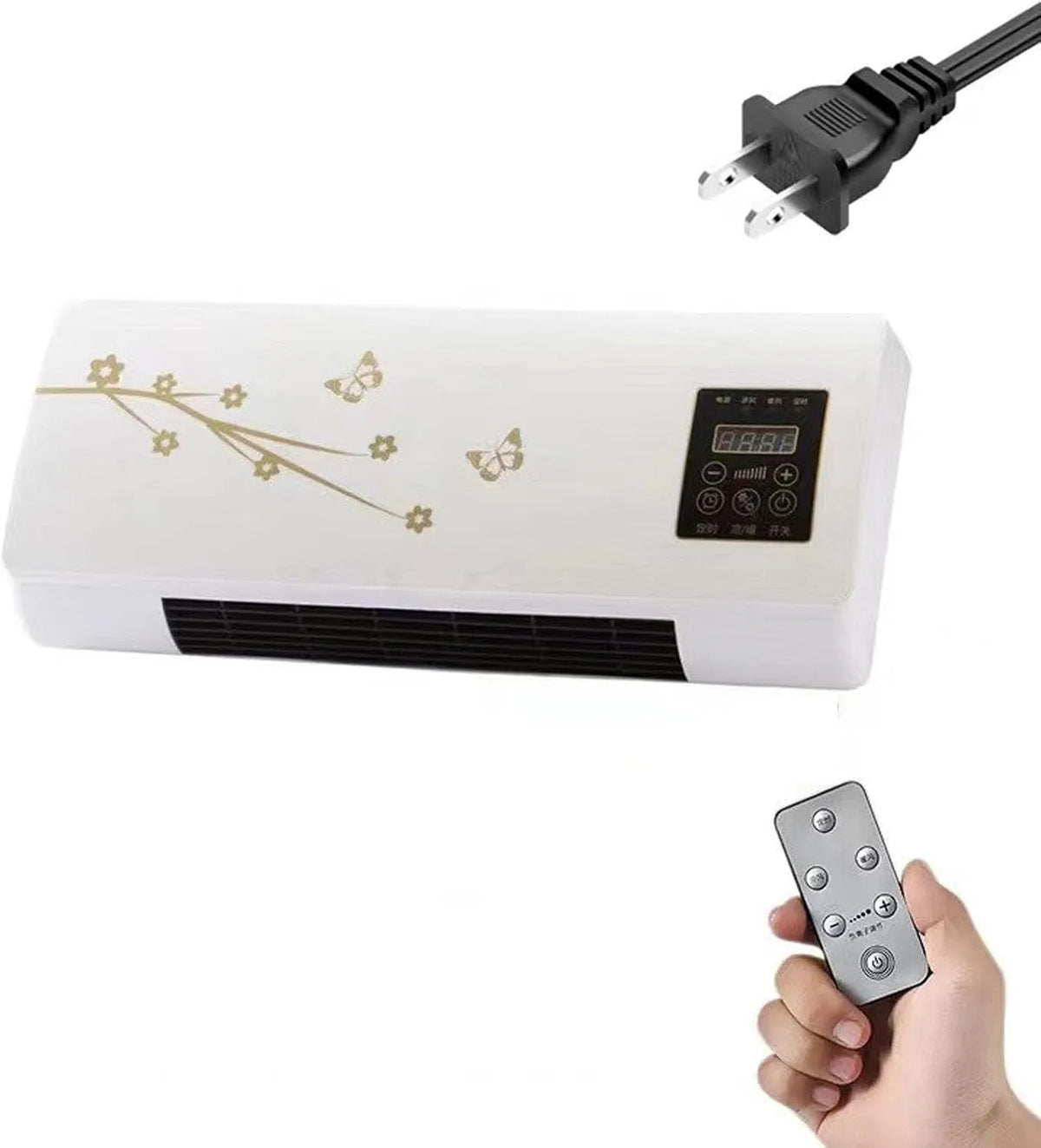 generic, Splitové klimatizace, Mini Split AC / Topení, Mobilní stěna, Ac jednotka s chladicí a, Bílá, 2000 g, 2 cm
