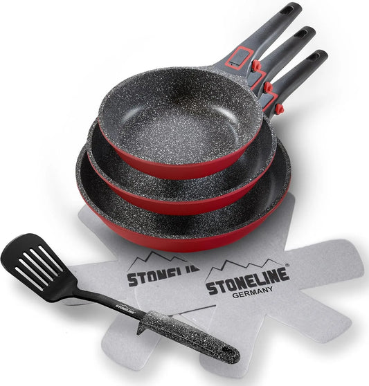 STONELINE 6-teilig, Pánské a chlapecké kalhoty, SMART pan set 6- díl 20 / 24 / 28 cm, Vícebarevné, 28 cm, 6 cm, 0 l, 24 cm