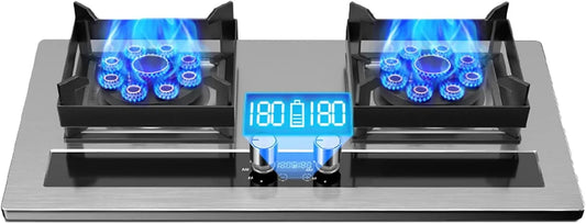 belund, Elektrické vařiče, Plynové sporáky, dvoupalivové sporáky, tvrzené sklo, dvoupalivové, s devíti, Černá, 5, 2 kW