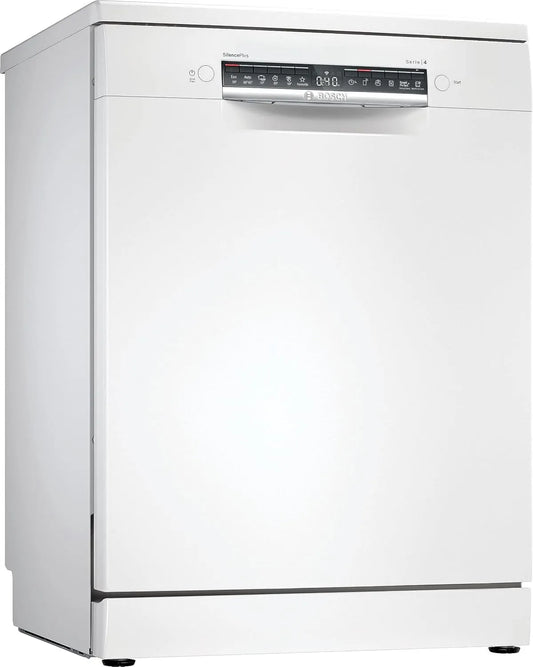 Bosch SMS4EMW06E, Myčky nádobí, 60 cm, ová řada 4, volně stojící myčka nádobí, bílá, 5 cm