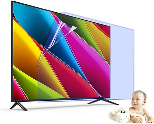 AIZYR, Ochranné filmy na displeji, TV obrazovka ochrana pro 75-85 palců standardní nebo zakřivené monitory - matné, Černá, 77inch, 1722x993mm
