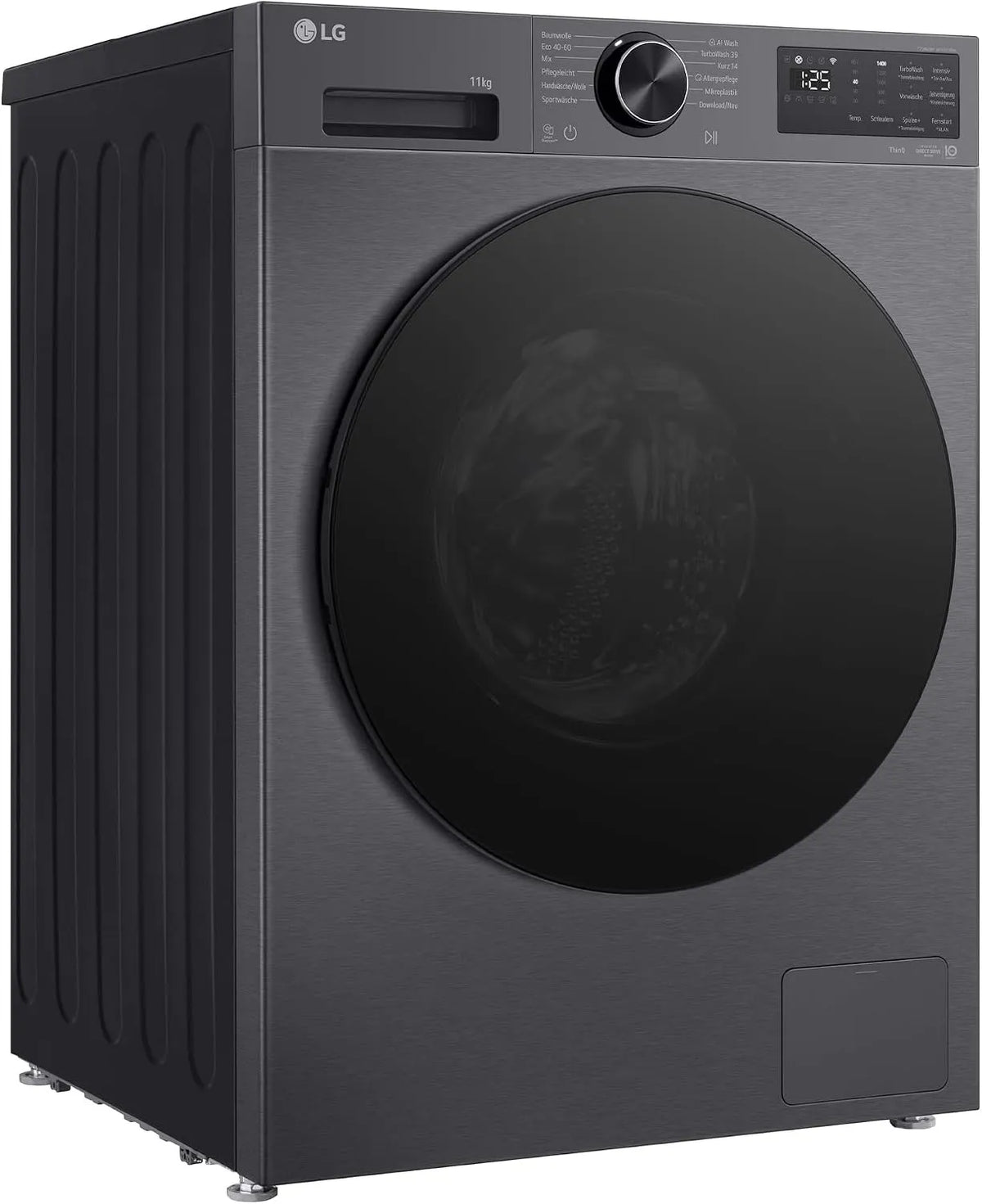 LG F4WX701YB A-40, Pračky, pračka (11 kg, třída energie %, 1, 400 ot. / min.) s AI Wash, TurboWash 360, Černá, 4W, 11 kg, 4 v, 60 × 85 × 58 cm