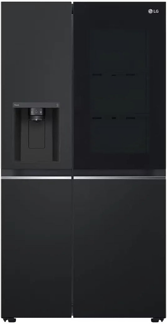 LG GSGV81EPLL, Kombinované chladničky s mrazákem, Boční lednička, Třída E, 635 L, Instaview, Lednička s mrazákem, Lednička s, Stříbrná