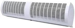 Generic, Ventilátory, Dvířová závěs 90 cm pro soukromé a komerční použití, snadná instalace, ventilátor, Bílá, 90 cm, 60cm, 100cm, 120cm