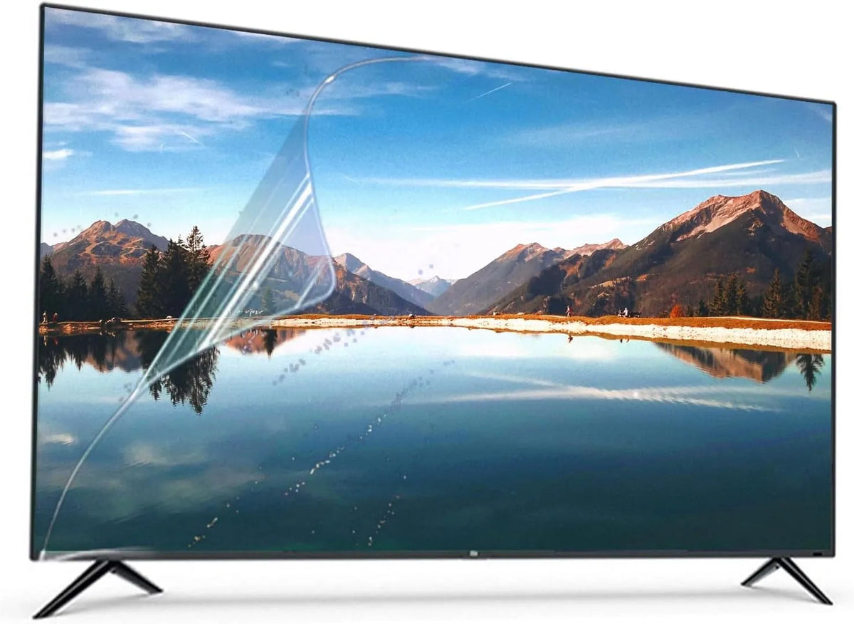 Generic 48in, Ochranné prvky obrazovky TV, 48- 58 palců TV obrazovka ochranný film, filtr blokující UV a modré světlo z, Černá, 596 mm, 604 mm