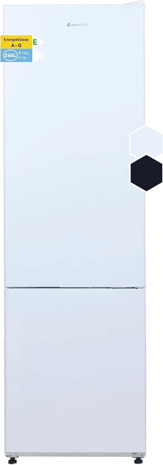 magictec MDRF266, Kombinované chladničky s mrazákem, Lednice s mrazákem, Bílá, 266 L, 4 × 55, 9 × 179 cm, 192 l