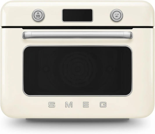 Smeg COF01CREU, Parní pece, kombinovaná parní trouba, 10 vaření funkce, 33 automatické recepty, odnímatelná, Černá / stříbrná, 10 v, 1800 W