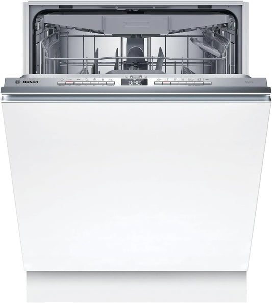 Bosch SMV4HVX14E, Myčky nádobí, 60 cm, Myčka nádobí 60 cm, plně integrovaný, zásuvka příborů, automatizovaný čas startu, Stříbrná, 5 x 59