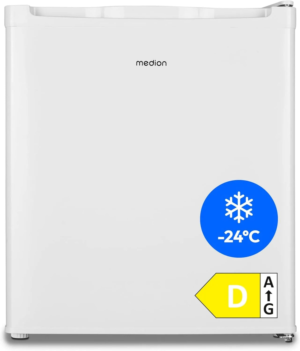 MEDION MD37675, Mini mrazničky, Mrazicí zařízení Mini (33 litrů, 51cm vysoká, nastavitelná výška, tlaková útlum, Bílá, 33 l, 51cm, 2, 4 kg