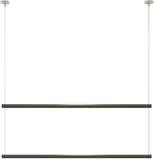 Generic, Oblečení police, Oblečení police pro obchody s oděvy, dvouvrstvé police na oděvy pro montáž na, Černá, 240 cm, 80 cm, 100 cm, 120 cm
