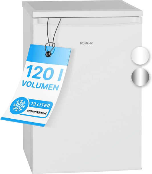 Bomann, Kombinované chladničky s mrazákem, KS 2184 Lednice s mrazákem, 120 L, bílá, 2184 L, 107 l, 13 l