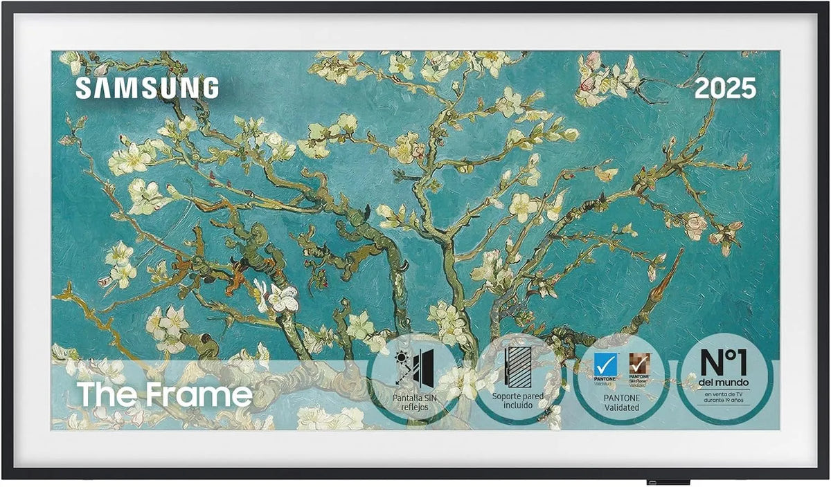 Samsung 32LS03, Televizory, Frame 2023 Smart TV 32 palců, umělecká galerie s matným displejem, swap rám, Černá, 32L