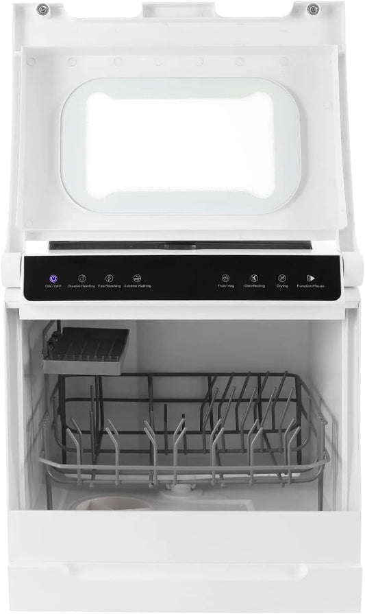 TAPMING, Stolní myčky nádobí, Oddělená myčka nádobí, Vícefunkční minimyčka nádobí, Přenosná minimyčka nádobí, Bílá, 0, 58 kW, 1 g, 52dB, 220V