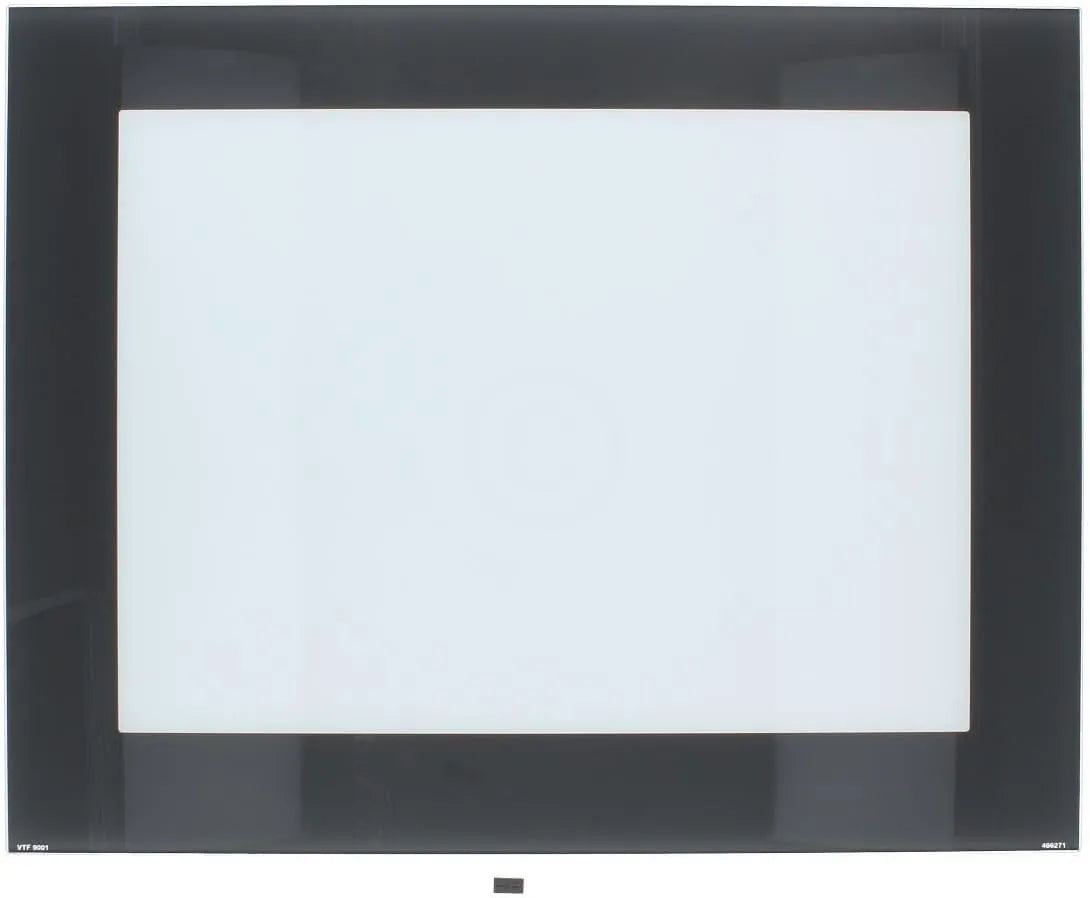 ensipart, Topné prvky, Vnitřní tabule pro dveře do trouby kompatibilní s BOSCH 20000669 skleněná tabule, Černá / stříbrná, 525 mm, 415 mm, 4 mm