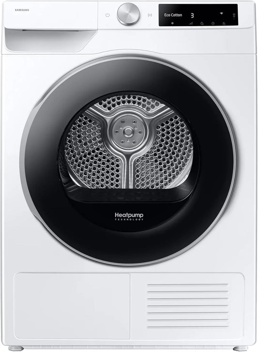 Samsung DV90DG6845LE/U3 DV90DG6845LE, Sušičky s tepelným čerpadlem, AI ovládání / U3 sušička, 9 kg, tepelná čerpadla, WLAN, AI Dry +, Air Wash