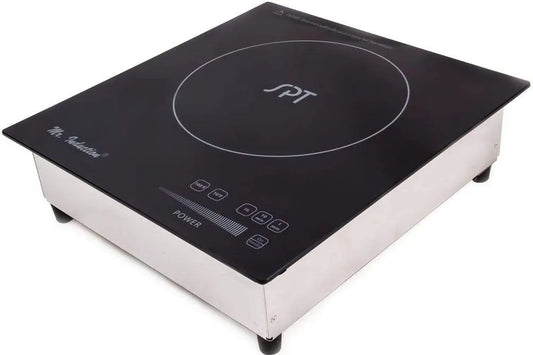Mr. Induction SR-187RT, Sporáky, 1800W Indukční sporák, černá / stříbrná, 1800W, 5 mm, 120V, 60Hz