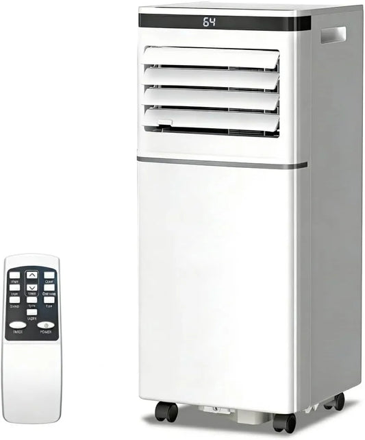 Electactic 24-Stunden-Timer, Mobilní klimatizace, Elektrotaktika - Přenosná klimatizace 8000 BTU, kompaktní osobní klimatizace s, Bílá, 8000 BTU
