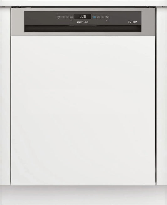 Privileg 3T131, Myčky nádobí, 60 cm, e RBO A F X Integrabilní myčka / 60 cm / 41 dB / Fast & Clean 28 '/ Auto dveře /, Stříbrná, 41 dB