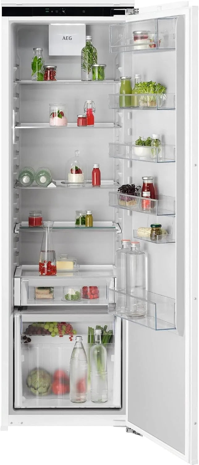 AEG TK6DS181DC, Chladničky, built- in lednice 178cm, 6000 DynamicAir series: rovnoměrné chlazení distribuce, Bílá, 178cm, 310L, 10 L