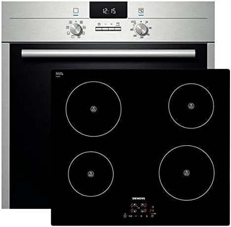 Siemens HB63AB521 EH611BA18E, Trouby, Instalace pekárny + Kochfeld induction, EEK: A, Černá, 65 l, 0, 66 kW, 99 kW, 595x595x548